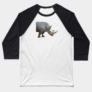 Rhino / Swiss Artwork Photography Baseball T-Shirt